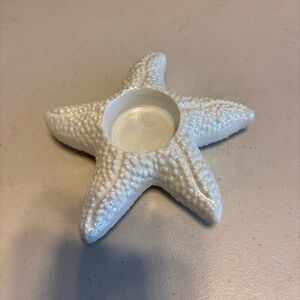 White Starfish Candle Holder. Fake. Pier one store. Tea light candle holder